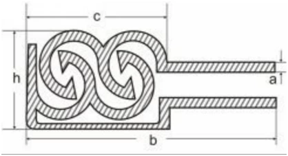 WIDTH 12MM (SILDER ZIPPER)